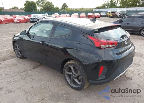 2019 Hyundai Veloster 2.0 z USA, uszkodzony, nr VIN KMHTG6AF1KU013510